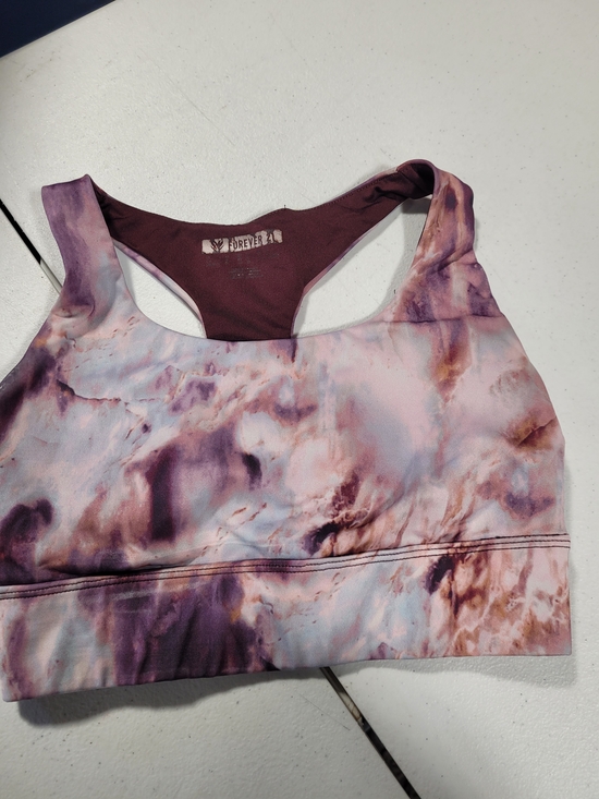 Forever 21 Other - Forever 21 Purple Marble Print Sports Bra